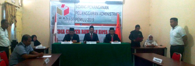 Bawaslu Dumai Gelar Sidang Pendahulu Dugaan Pelanggaran Administrasi