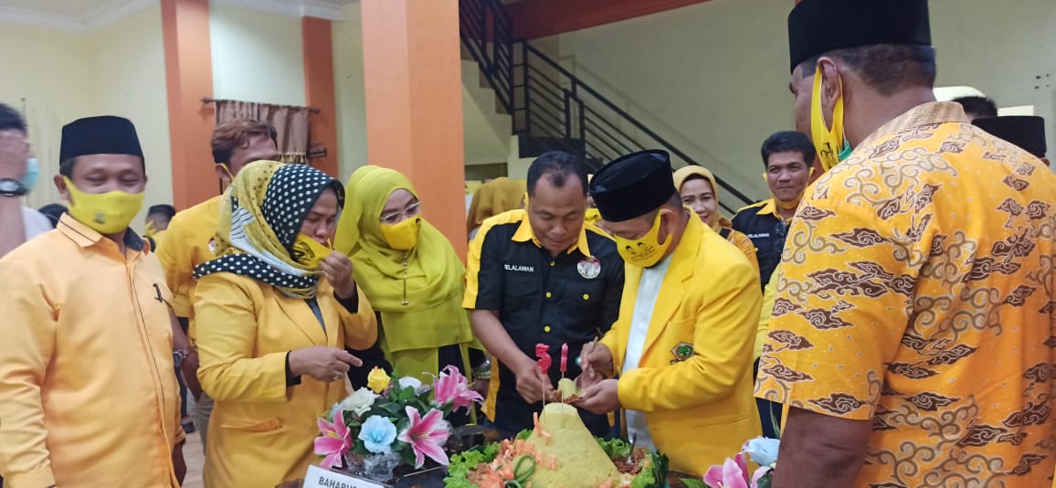Partai Golkar Pelalawan Rayakan Ulang Tahun Secara Virtual