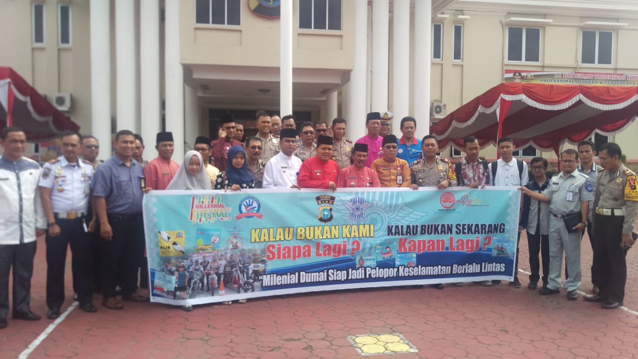 Polres Dumai Gelar Millenial Road Safety Festival