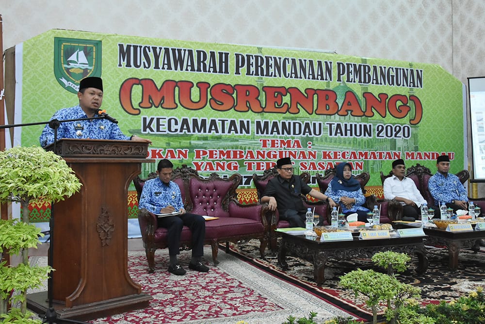 Camat Mandau Riki Rihardi Usulkan Infrastruktur Drainase Jadi Prioritas Yang Utama