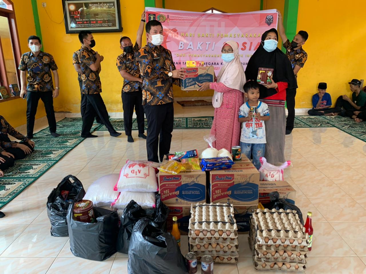 Sempena Hari Bakti Pemasyarakatan, Rutan Kelas IIB Dumai Kunjungi Panti Asuhan ANNUR