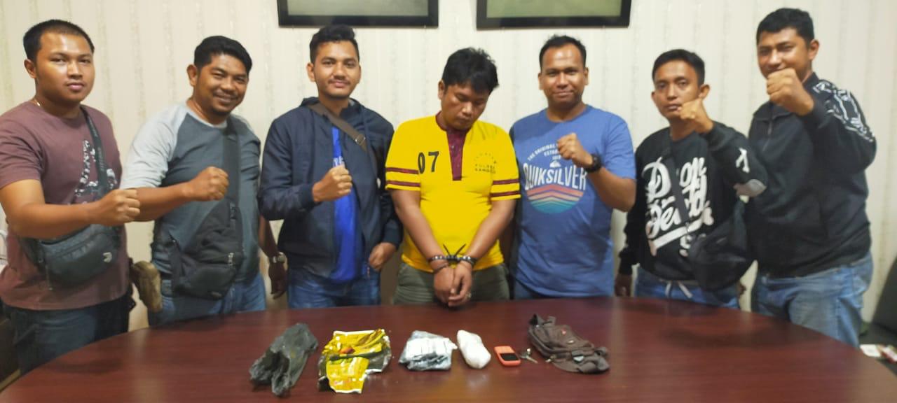 Sat Reskrim Polsek Bangko Tangkap TO Shabu Bersama BB 307 Gram Shabu
