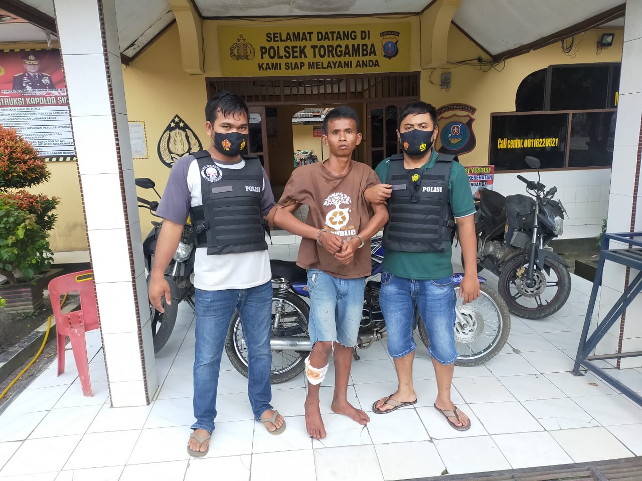 Hitungan Jam, Tekab Polsek Torgamba Bekuk Pelaku Curas