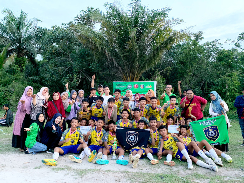 Tak Terkalahkan, Persekat Pertahankan Gelar Juara Liga SSB Dumai U-15