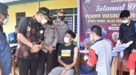 Bantu Lawan Covid-19, BPD KKSS Inhil Selenggarakan Vaksinasi untuk Masyarakat di Desa