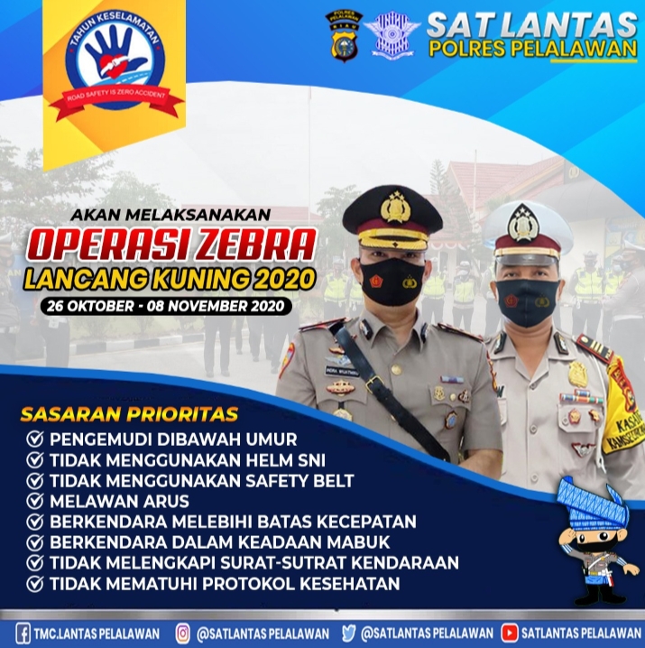 Polres Pelalawan segera melaksanakan Operasi Zebra Lancang Kuning Tahun 2020