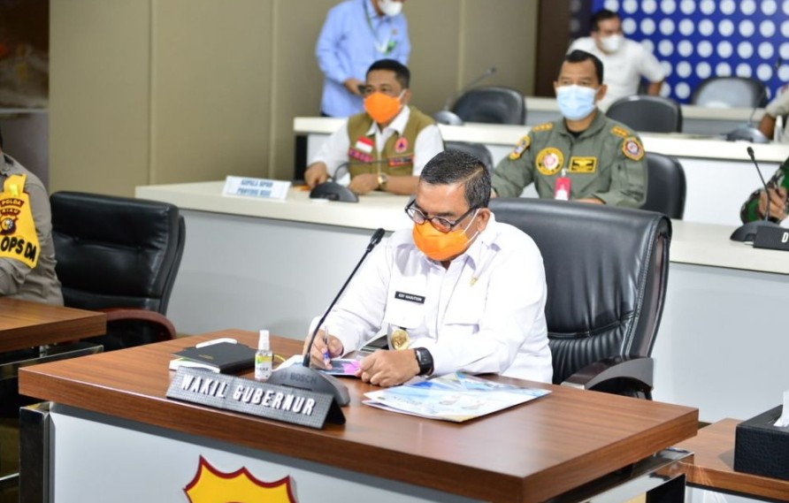 Wagubri Hadiri Rakor Tingkat Menteri Bahas Kebijakan Menghadapi Idul Fitri 1442 H