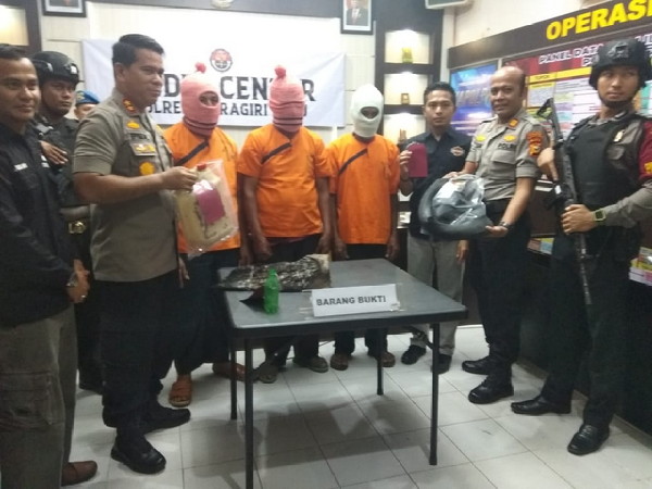 Awal 2020, Polres Inhu Amankan Tiga Pelaku Karhutla