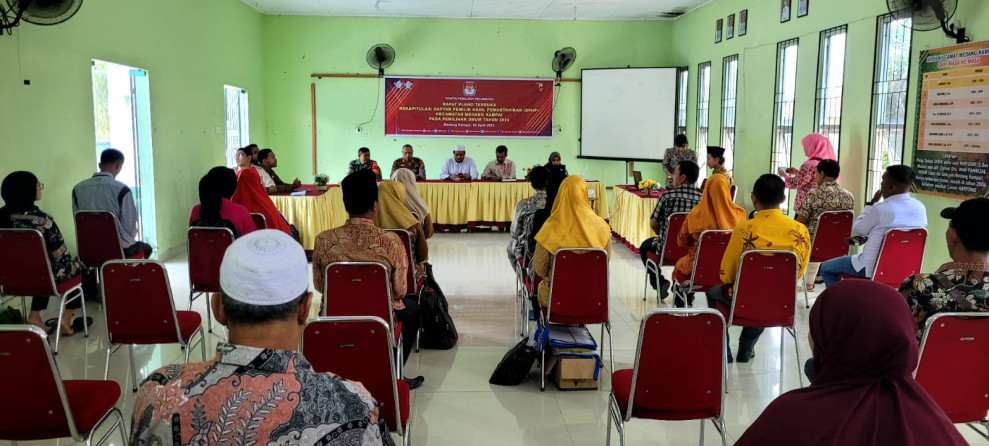 Serda Cerzakatno Hadiri Rapat Pleno DPHP di Aula Terampil Kantor Kecamatan