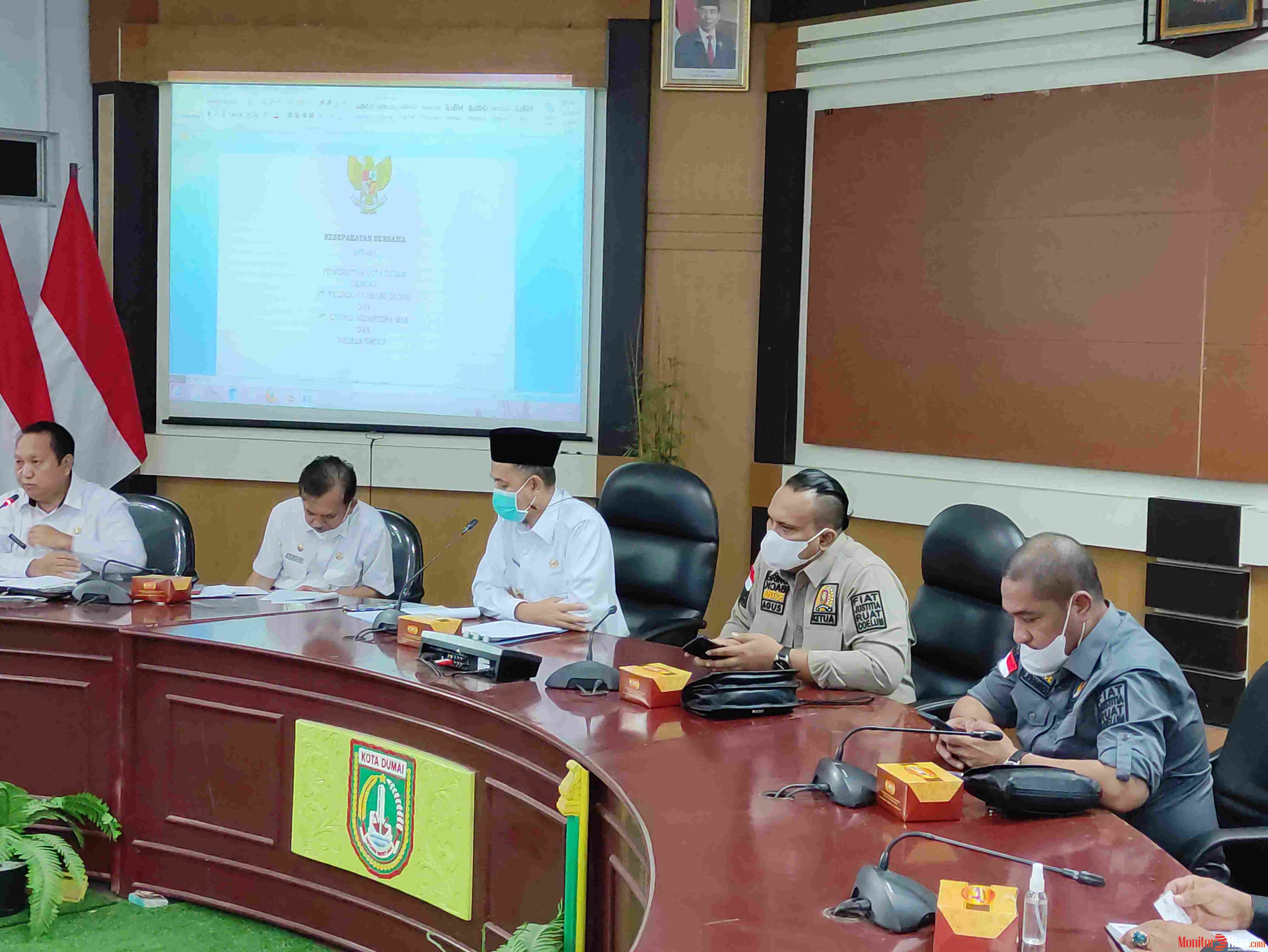 Walikota Dumai Bersama Perusahaan Sepakat Membuat MoU