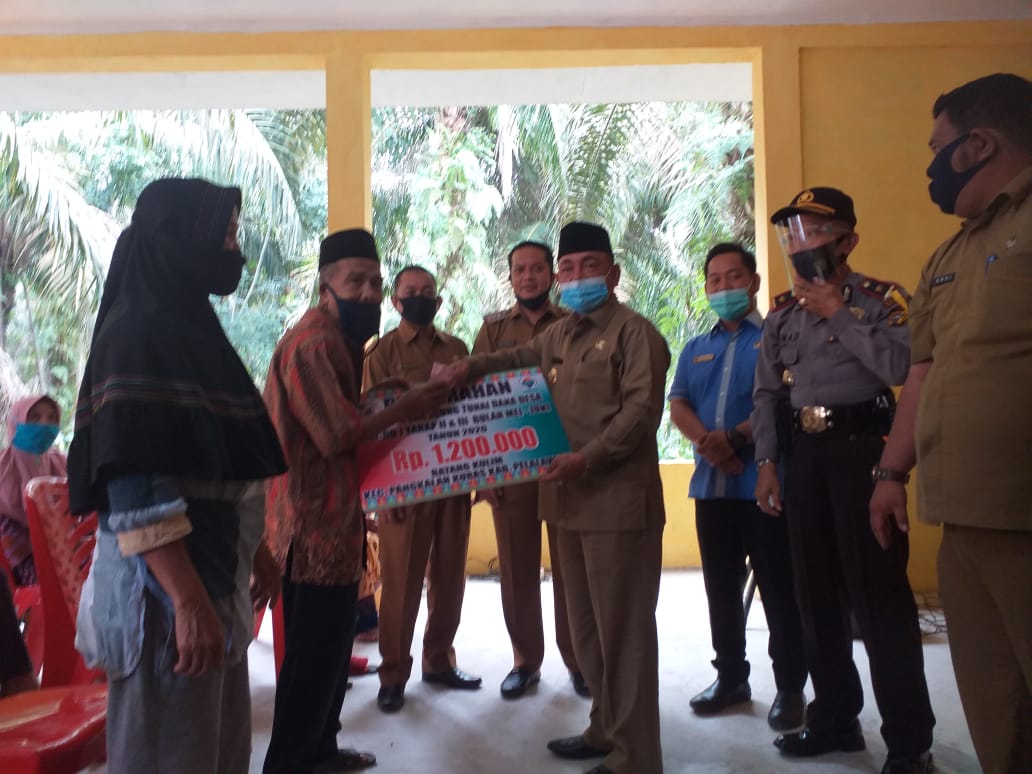Desa Batang Kulim Bagi BLT DD Sebesar Rp 1,2 Juta Bagi 125 KK Penerima Manfaat