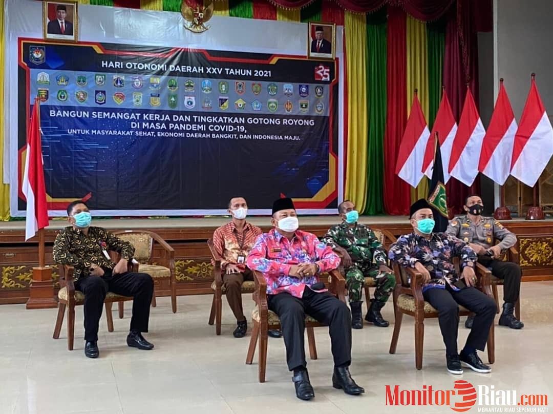 Pemko Dumai Ikuti Peringatan Hari Otonomi Daerah Ke-25 Secara Virtual