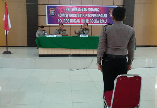 Tiga Anggota Polres Rohil Dipecat Karena Pakai Narkoba