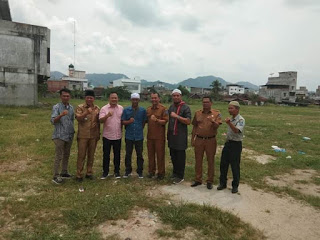 Camat Rantau Utara Tinjau Lokasi Isra Mi'raj