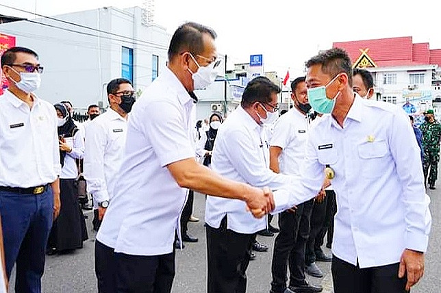 Bupati Afrizal Sintong Ajak Seluruh Bawahannya Agar Bekerja Secara Ikhlas
