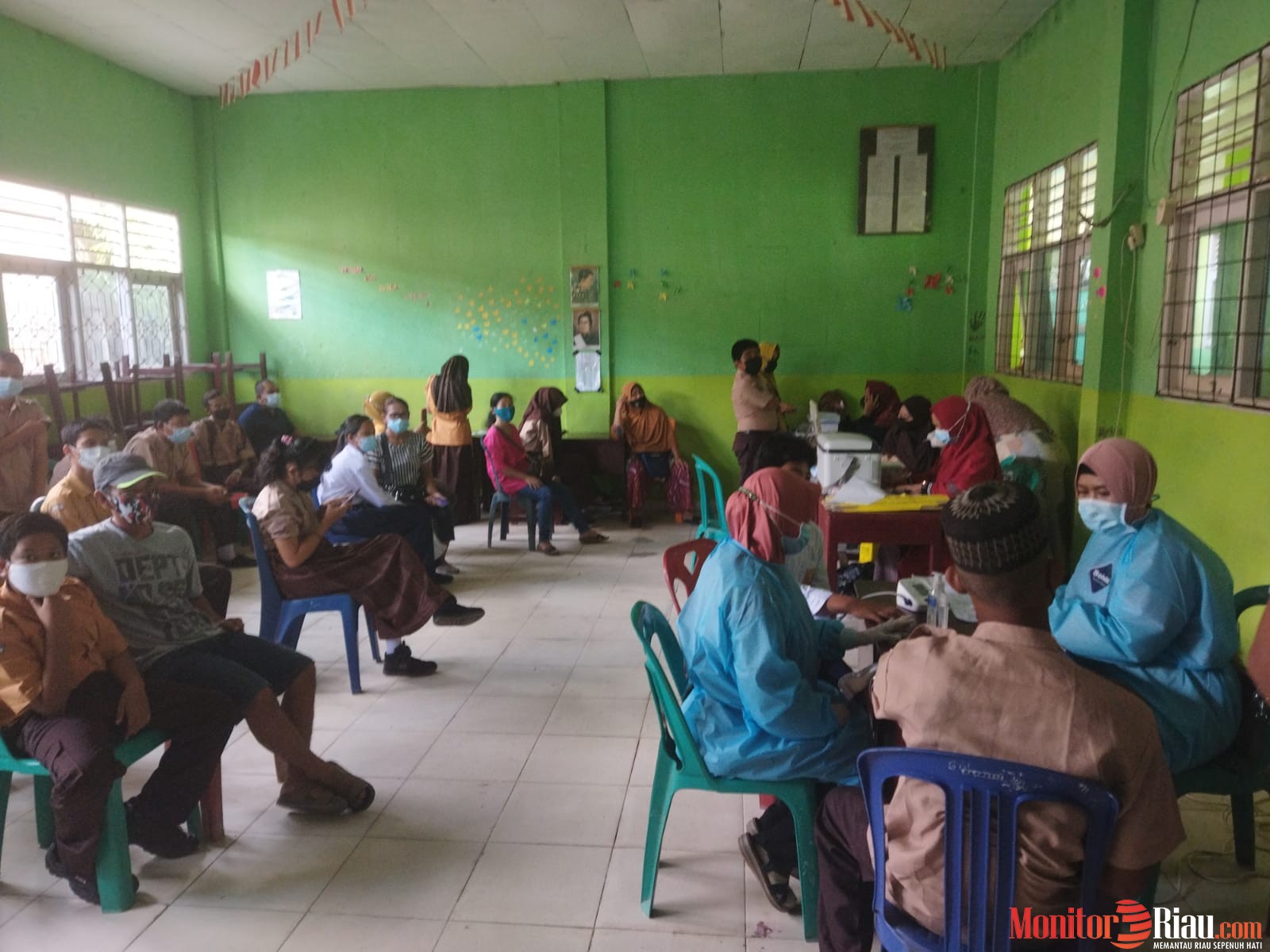 Disdikbud Dumai Dukung Sekolah Tingkat SMP Laksanakan Vaksinasi Untuk Pelajar