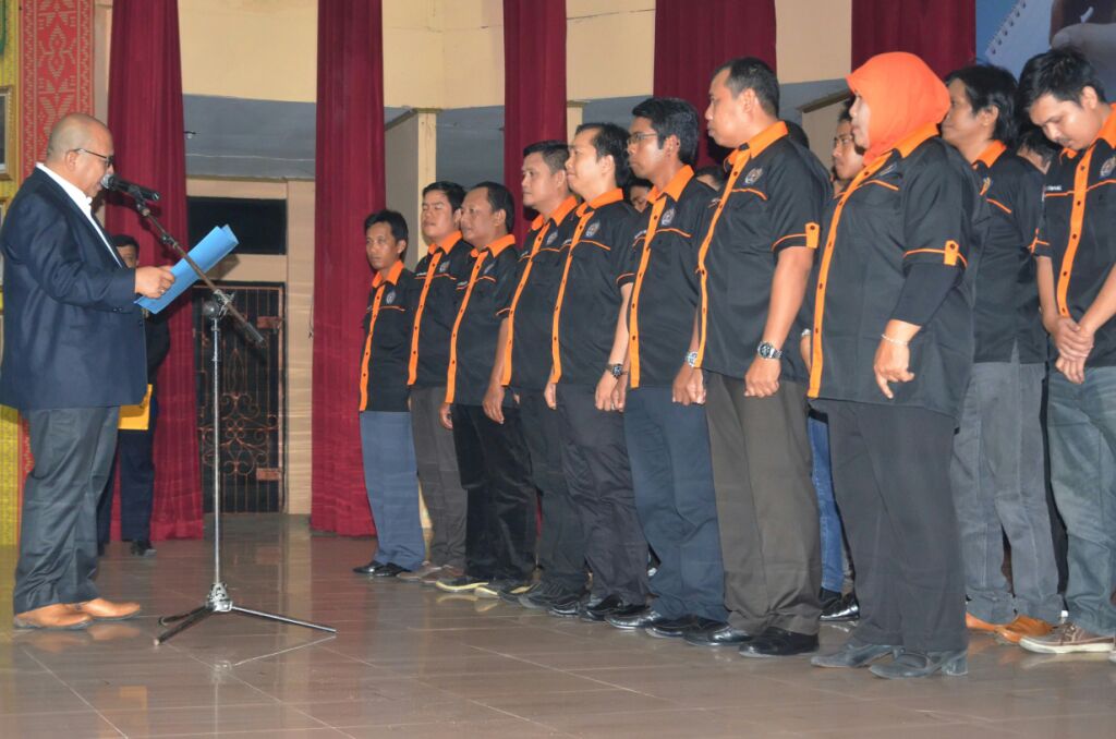 Pengurus PWI Inhil Periode 2016-2019 Resmi Dilantik