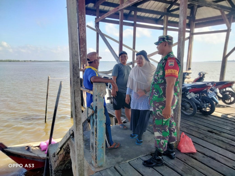 Silaturahmi TNI dan Masyarakat di Kampung Pancasila