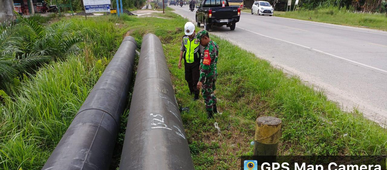 Bersama SKK Migas, Serda Andi Darmawan Laksanakan Sosialisasi dan Patroli