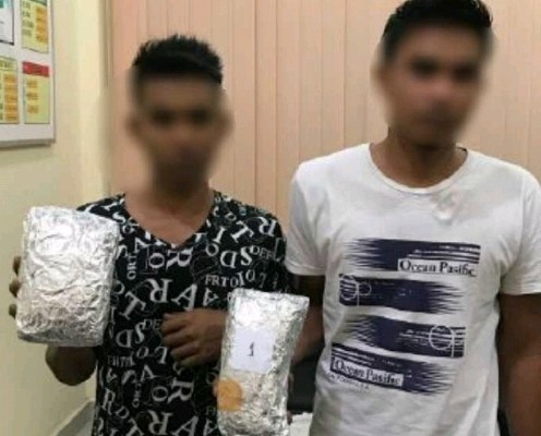 Dua Kurir Jaringan Internasional Ditangkap Polres Dumai
