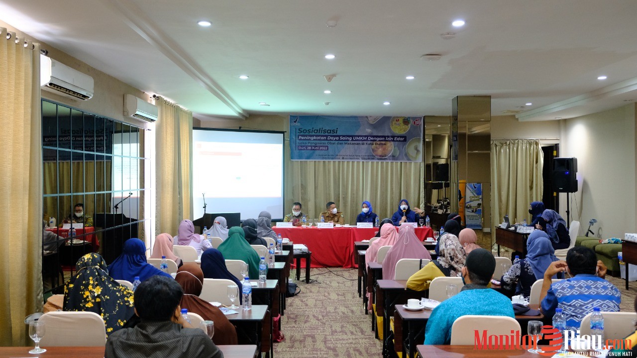 Loka POM di Kota Dumai Gelar Sosialisasi Peningkatan Daya Saing UMKM Melalui Izin Edar