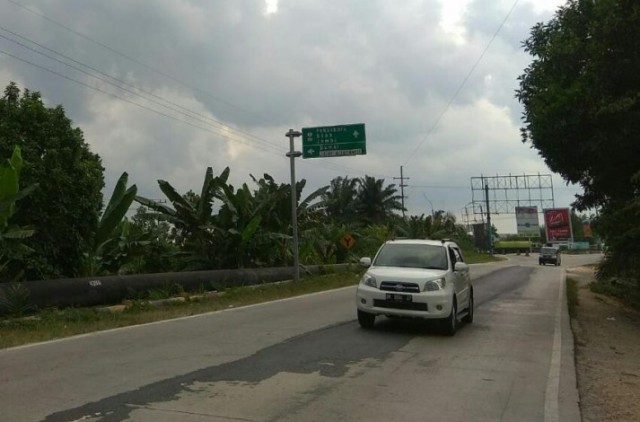 Lintas Utara dari Pekanbaru menuju Rokan Hilir Lancar