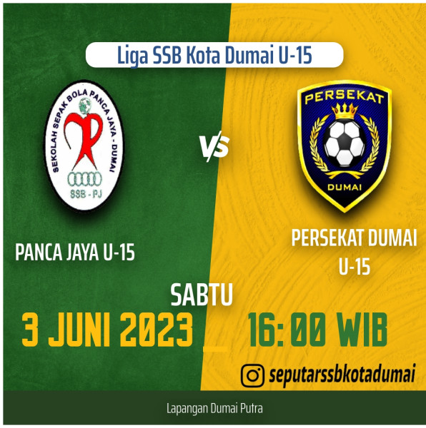 Laga Klasik: Panca Jaya vs Persekat  di Pekan ke-3 Liga SSB Kota Dumai U-15
