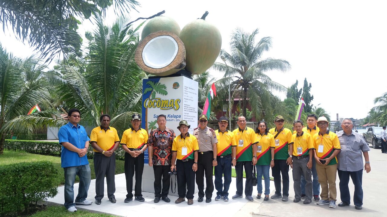 Field Trip, Bupati Inhil dan Delegasi APCC Ikuti Panen Kelapa