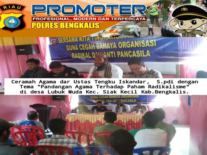 Sat Polair Polres Bengkalis Sosialisasikan Program Quick Wins di desa Lubuk Muda
