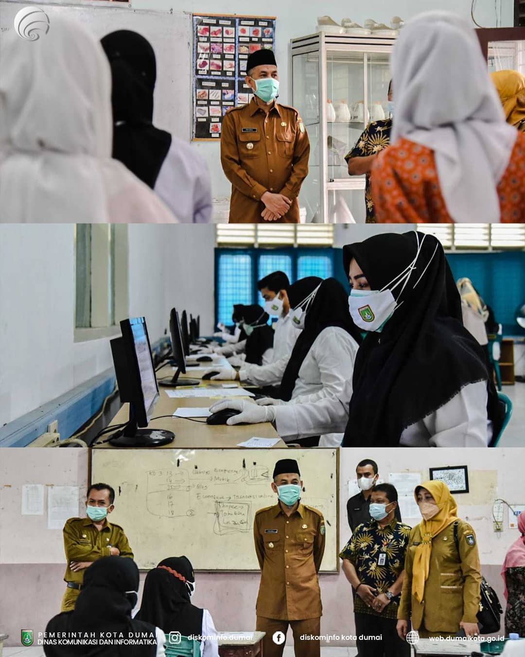 Wako Dumai Tinjau Pelaksanaan Seleksi Kompetensi PPPK