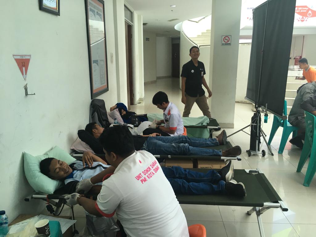 Sempena Bulan K3, Pelindo I Cabang Dumai Gelar Aksi Donor Darah