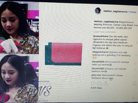 Harga Dompet Kecil Nagita Slavina Bikin Melongo