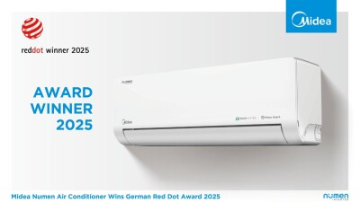 AC Midea Numen Dianugerahi Red Dot Award 2025 atas Terobosan Desain di Pasar Asia Tenggara