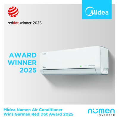 Dirancang Khusus untuk Asia Tenggara, AC Midea Numen Sabet Penghargaan Red Dot Jerman 2025 atas Desain Inovatif