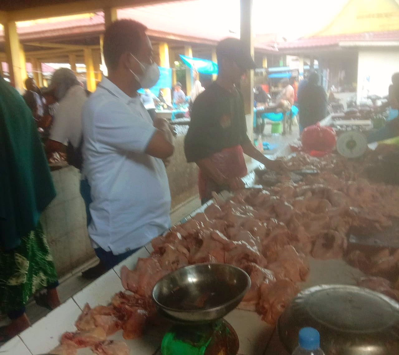 Wabup Rohil Tinjau Pasar Datuk Rubiah Ajak Pedagang Jaga Kebersihan