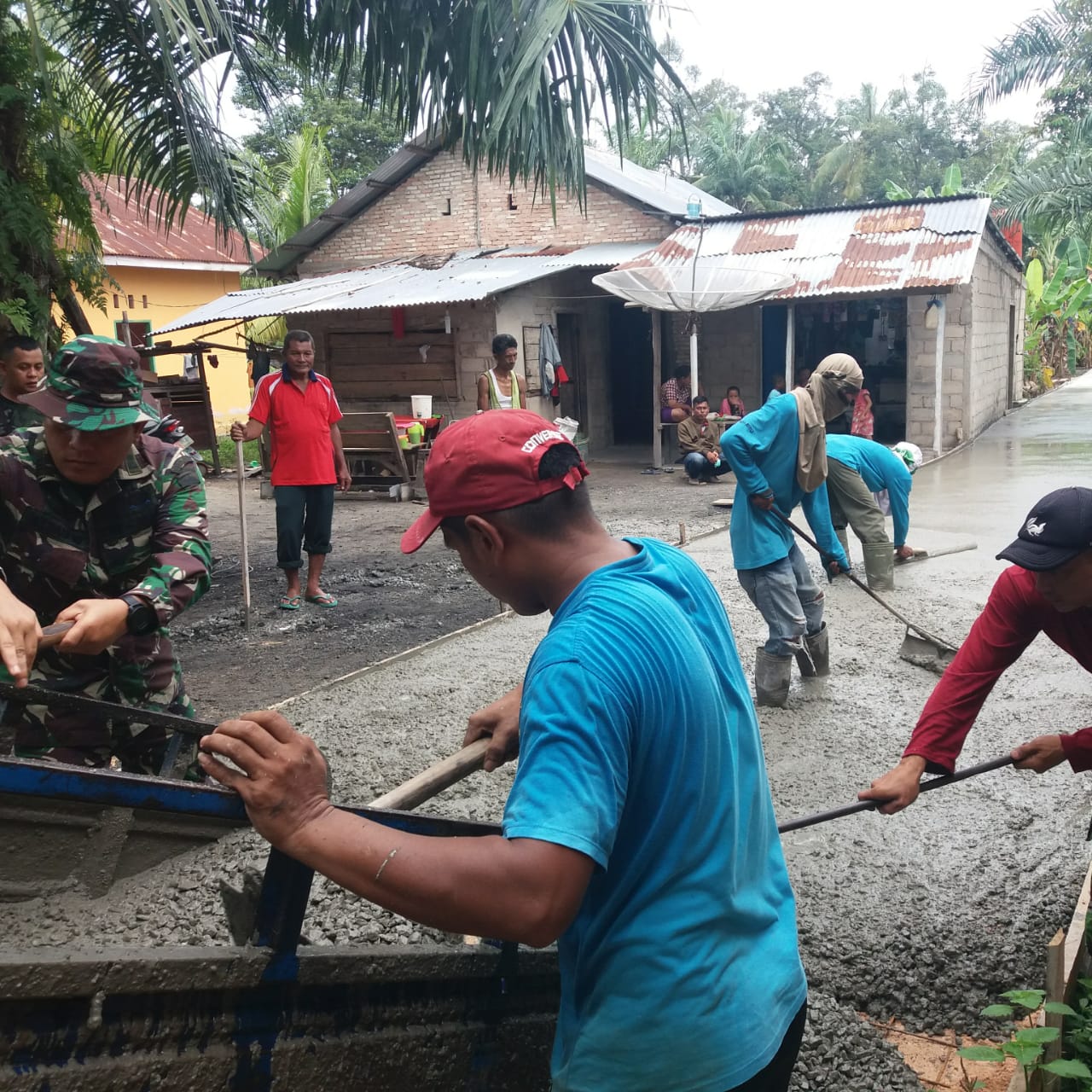 TMMD ke 107, Impian Masyarakat Untuk Dapatkan Jalan Yang Layak Akan Segera Terwujud