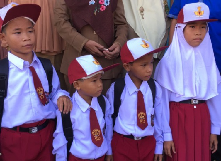 4 Pengemis di Inhil Kini Sudah Jadi Siswa Aktif