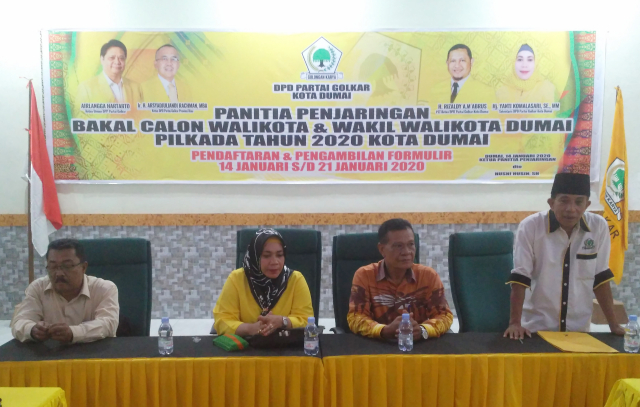 Sudah Seminggu Berlangsung, DPD Golkar Dumai Resmi Tutup Penjaringan