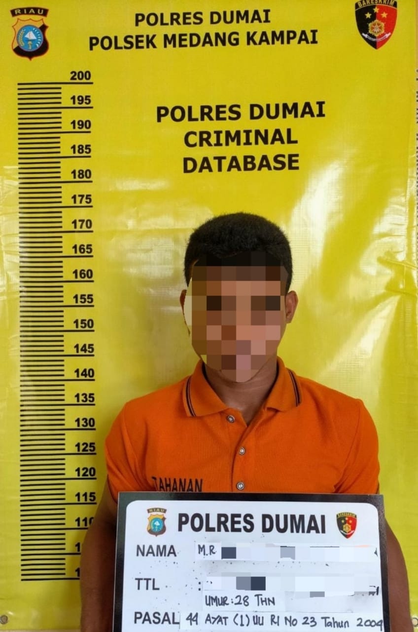 Diduga Lakukan KDRT, MR Dibekuk Polsek Medang Kampai