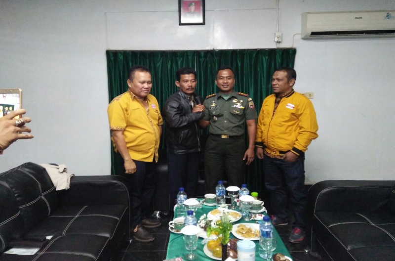 Dandim 0303/Bengkalis dan Kader Hanura Sudah Saling Memaafkan