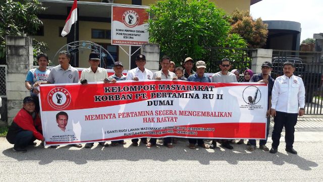 DPC POSPERA Dumai Terima Pengaduan Masyarakat Korban Pertamina RU II Dumai