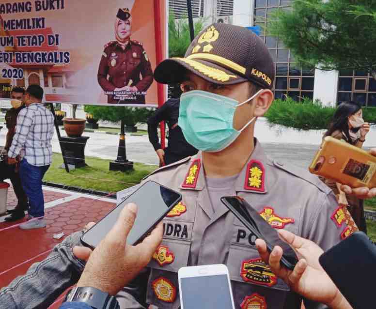 Polres Bengkalis Terus Dalami Dugaan Pencemaran Lingkungan Dari Kolam SIPP
