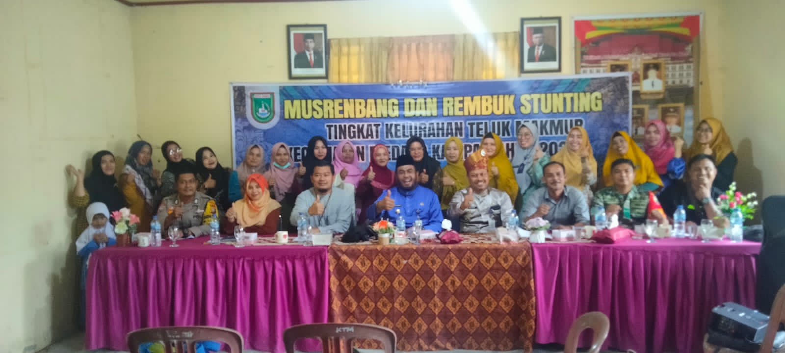 Danramil PWK 04 Yang Diwakili Babinsa Menghadiri Rapat Musrenbang dan Rembuk Stunting