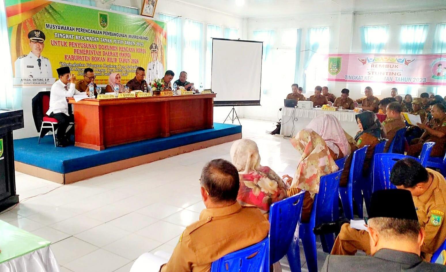 Asisten III Pemkab Rohil Buka Musrenbang di Kecamatan Tanah Putih