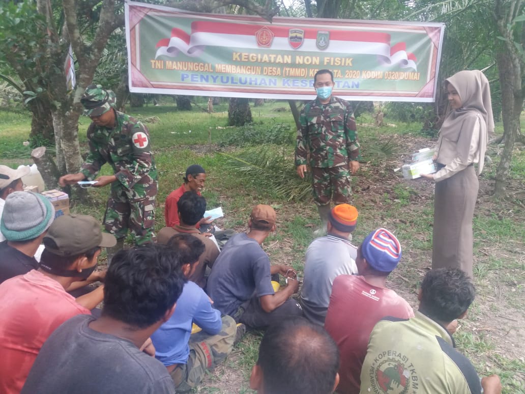 TMMD ke 107, Satgas Gelar Penyuluhan Kesehatan