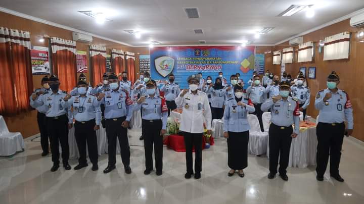 Inspektur Jenderal Kemenkumham RI Berikan Penguat dan Pengarahan Pembangunan Zona Integritas