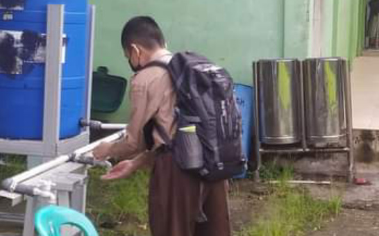 Satgas Covid-19 Inhil Apresiasi Pihak Sekolah Selalu Taat Protokol Kesehatan