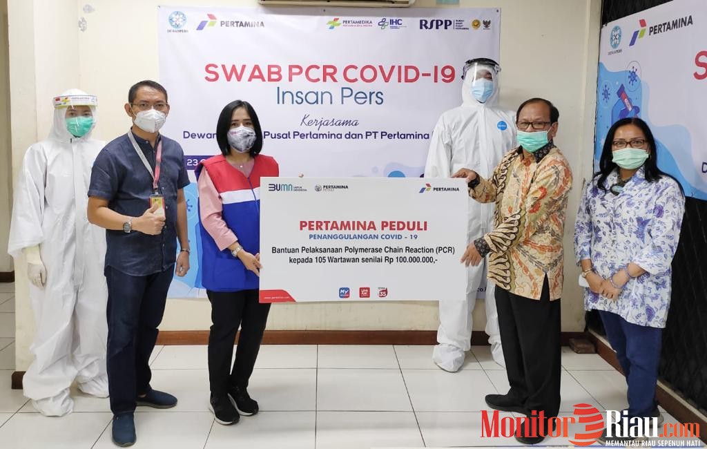 RSPP dan Pertamina Berikan Tes Swab PCR Gratis 105 Insan Media