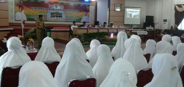 Jadwal Keberangkatan Belum Ditentukan, JCH Rohil Ikut Manasik