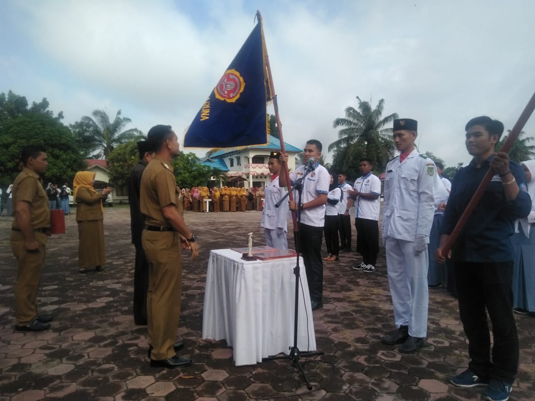 Rahmat Pantun Jabat Ketua Karang Taruna TPTM Rohil